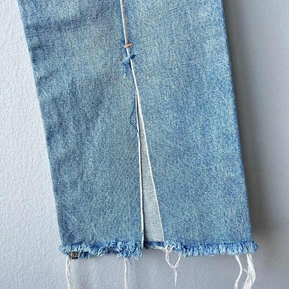 Moussy Vintage Sienna Straight Jeans Light Wash Premium Japanese Denim Sz 29 - Picture 7 of 11